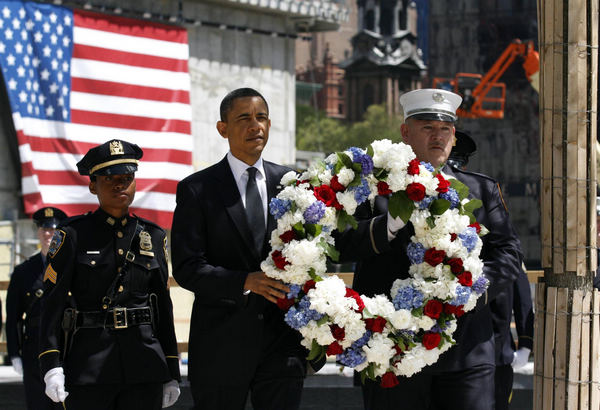 Obama visits NYC's Ground Zero