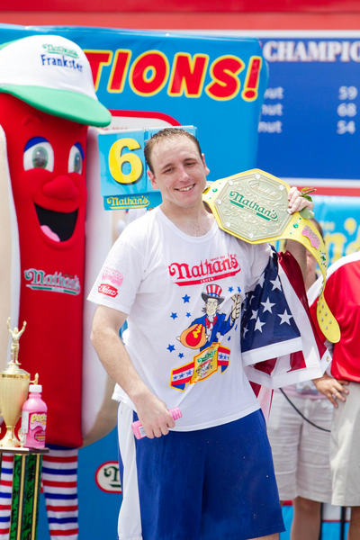 Int'l Hot Dog Eating Contest in New York