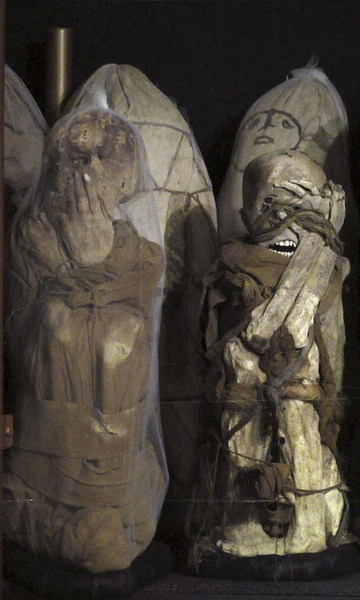 Mummies from Chachapoyas culture displayed in Peru