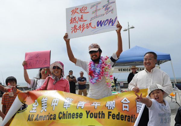 Chinese student walked across US continent