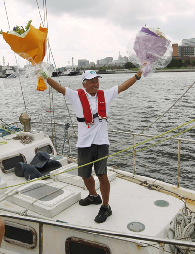 Legendary sailor celebrates 8th circumnavigation