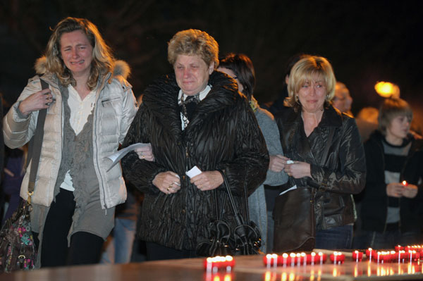 Belgians observe silence for bus crash victims
