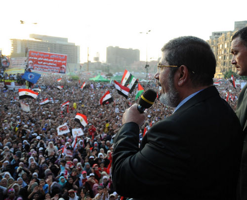Morsi says people source of power