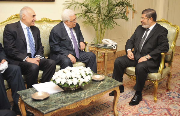 Egypt's president meets Palestinian president