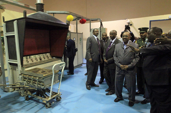 Sudanese President visits new Sudan Gold Refinery