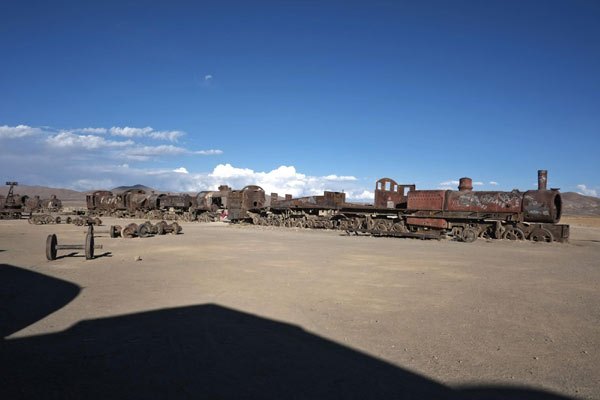 Train cemetery in Bolivia