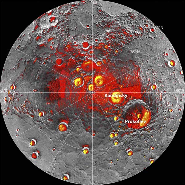 NASA probe reveals organics, ice on Mercury