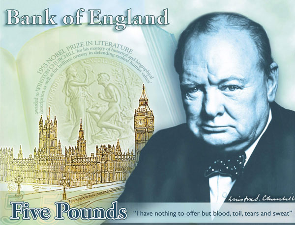 UK to honour Winston Churchill on new banknote