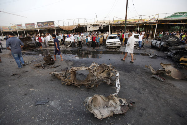 More than 70 killed in wave of Baghdad bombings