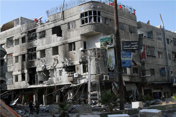 Syrian govt re-controls key town