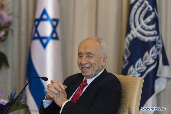 Israeli president says no alternative to peace with Palestinians