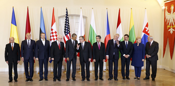 Komorowski, Obama meet with central, eastern European leaders