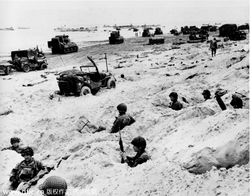 70 years ago on Normandy coastline