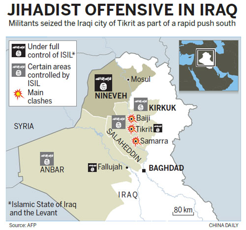 Islamist fighters vow to capture Baghdad