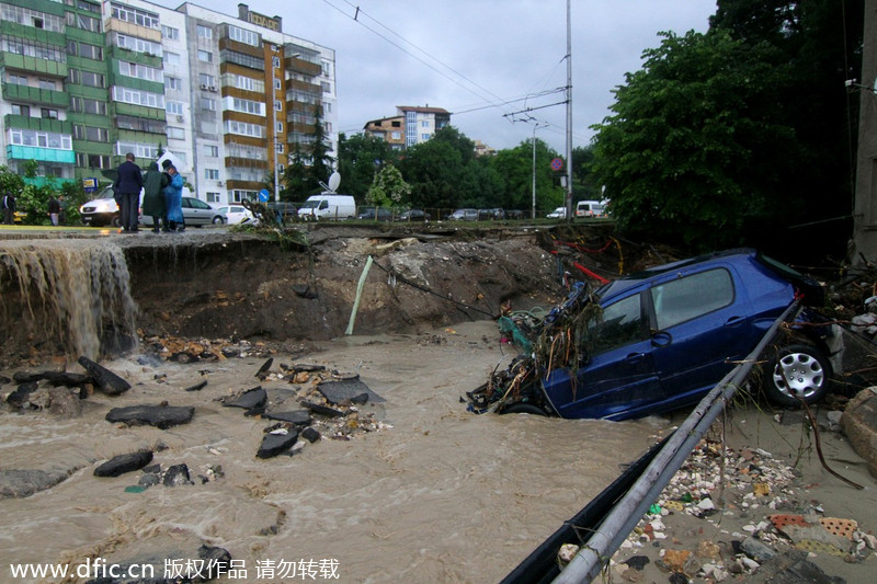Bulgaria hit by heavy rain, 12 dead