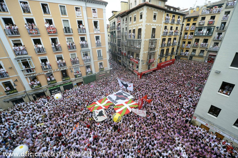 San Fermin festival kicks off in Pamplona, Spain