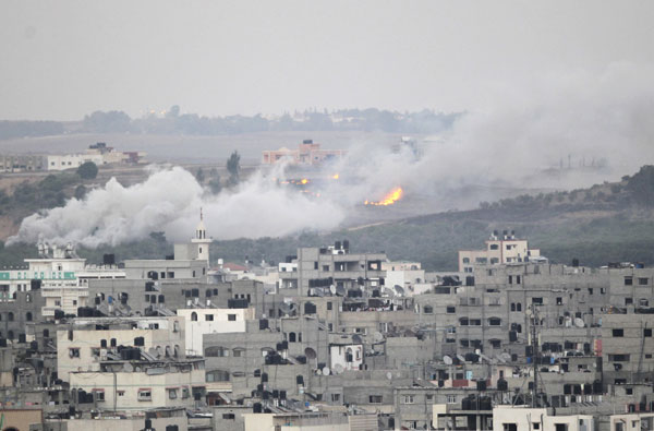 Palestinian president declares Gaza disaster area