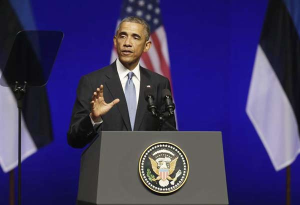 Obama reaffirms NATO'S steady alliance with Baltics