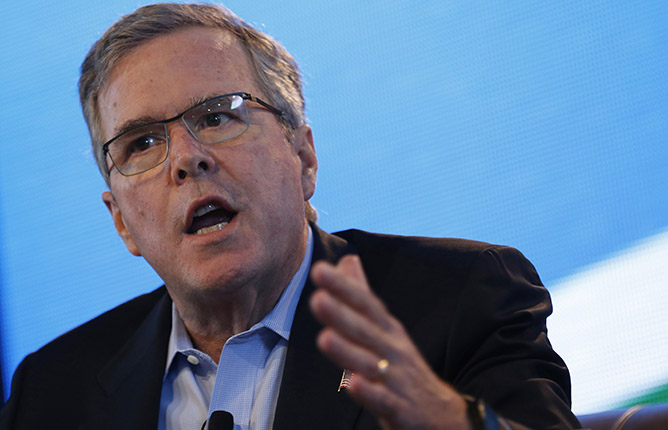 A different sort of Bush: policy wonk Jeb faces campaign image test