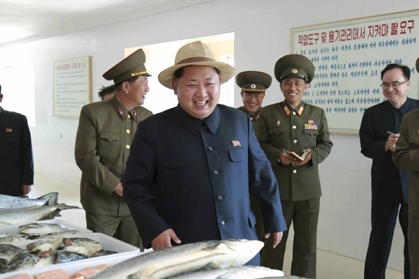 Kim gives field guidance at army Salmon farms