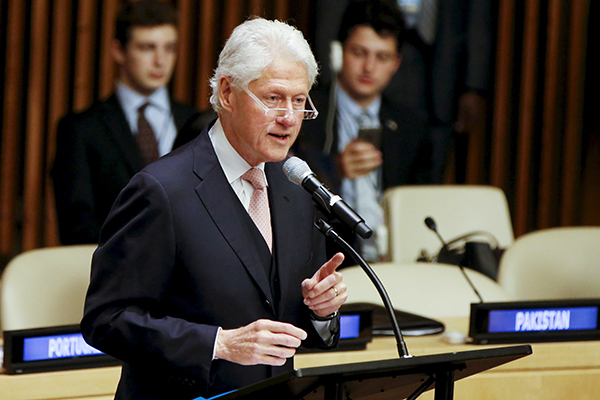 Bill Clinton says he will stop giving paid speeches if Hillary wins