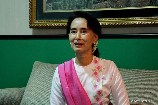 Aung San Suu Kyi in China