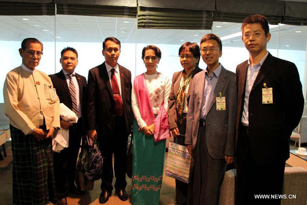 Aung San Suu Kyi in China
