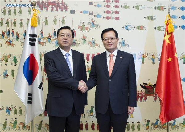 China, S. Korea pledge to lift strategic cooperative partnership to new high