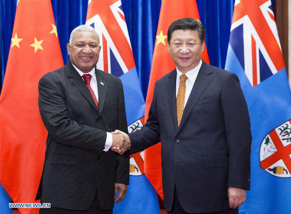 President Xi pledges stronger relations with Fiji