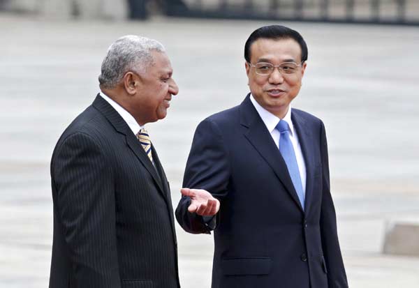 Premier Li expects progress in China-Fiji FTA feasibility study