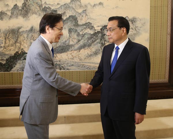 Premier Li urges Tokyo to keep its word
