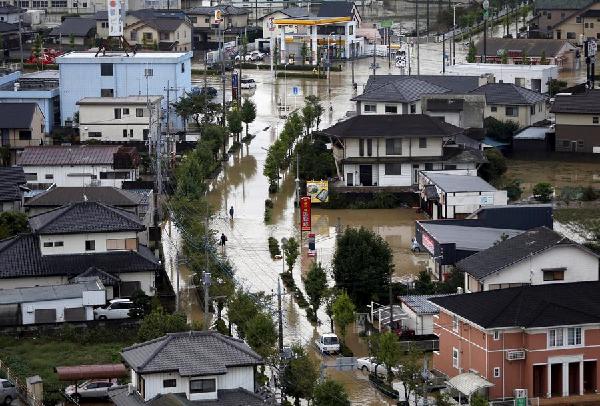 Unprecedented rain in Japan unleashed heavy floods