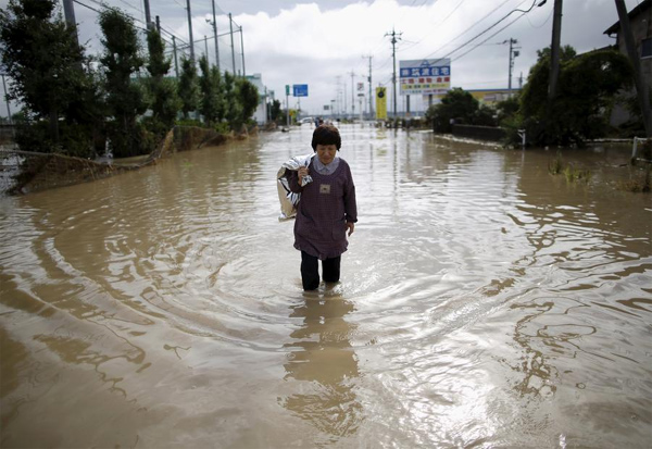 Unprecedented rain in Japan unleashed heavy floods