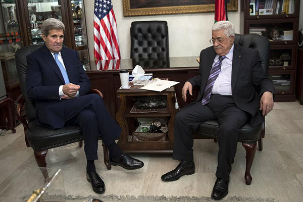 Kerry lays out steps to ease Israeli-Palestinian strife