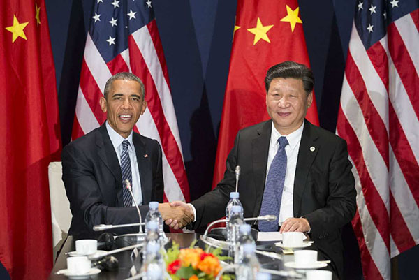 Xi meets Obama in Paris ahead of major UN climate conference