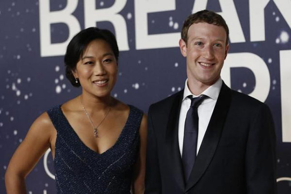 Facebook's CEO and wife to give 99% of shares to couple's foundation