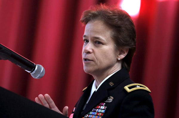 US West Point academy swears in first woman commandant of cadets