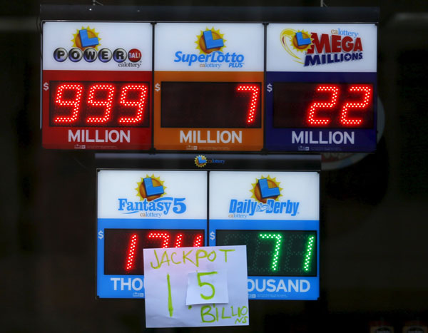 $1.6 b US Powerball jackpot to be split between three winning tickets