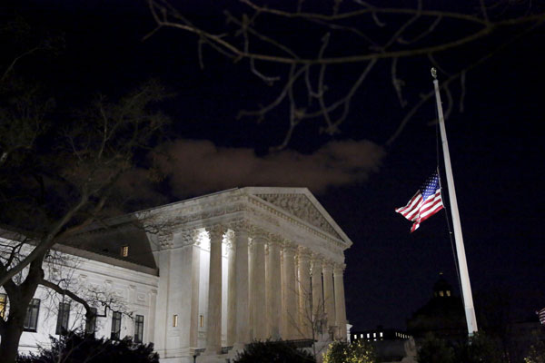 US Justice Scalia, conservative icon, dead at 79