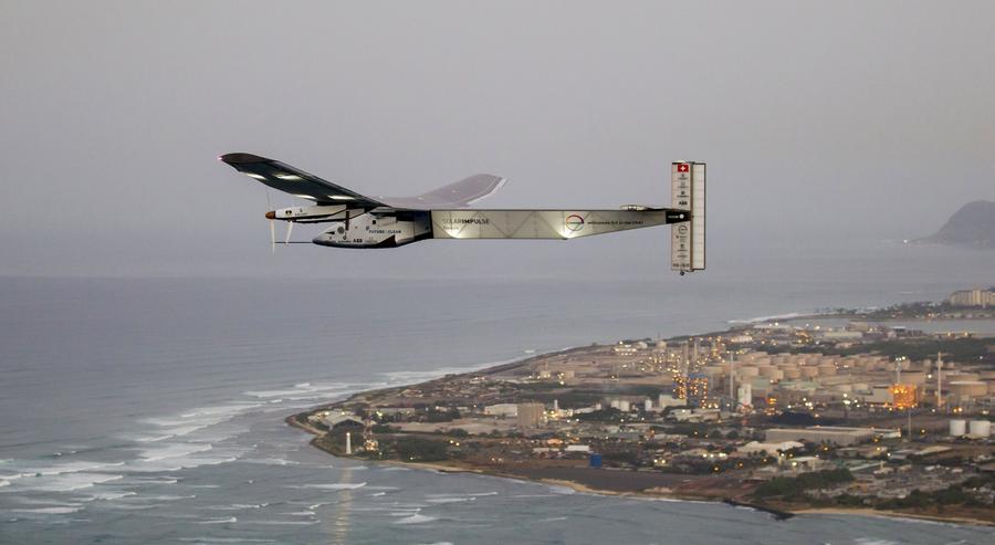 Solar Impulse 2 back in the air after battery upgrade