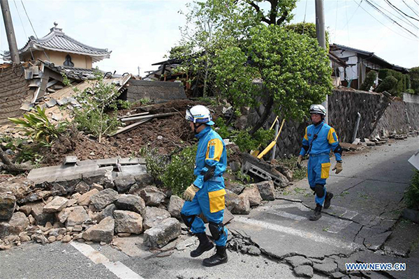 Chinese nationals in Japan quake area 'safe'