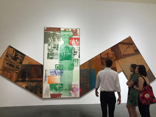 Rauschenberg solo exhibition is back in China after three decades