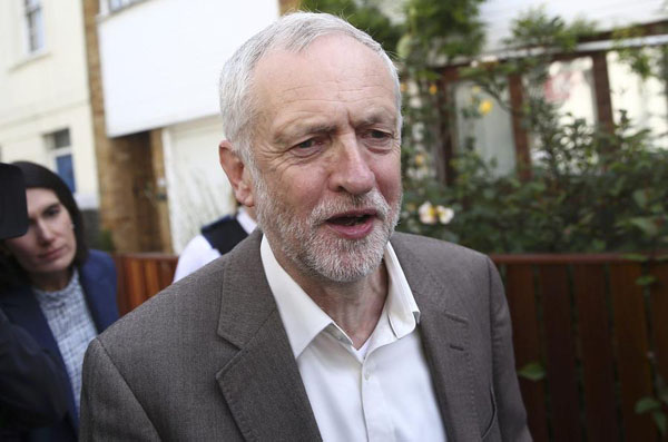 UK opposition Labour lawmakers pass motion of no confidence in leader Corbyn