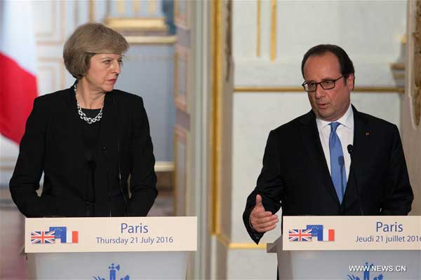 French president urges Britain to begin EU exit talks 'as soon as possible'
