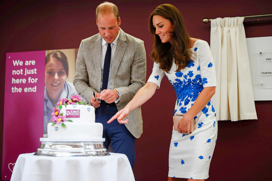 Prince William and Kate visit charity organization in Luton