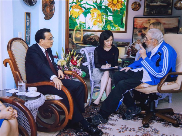 Premier warmly welcomed by Fidel Castro