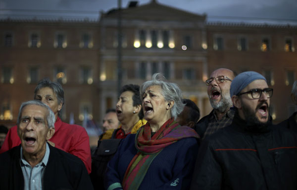 Greeks rally against labor reforms, as talks with creditors set to begin this week