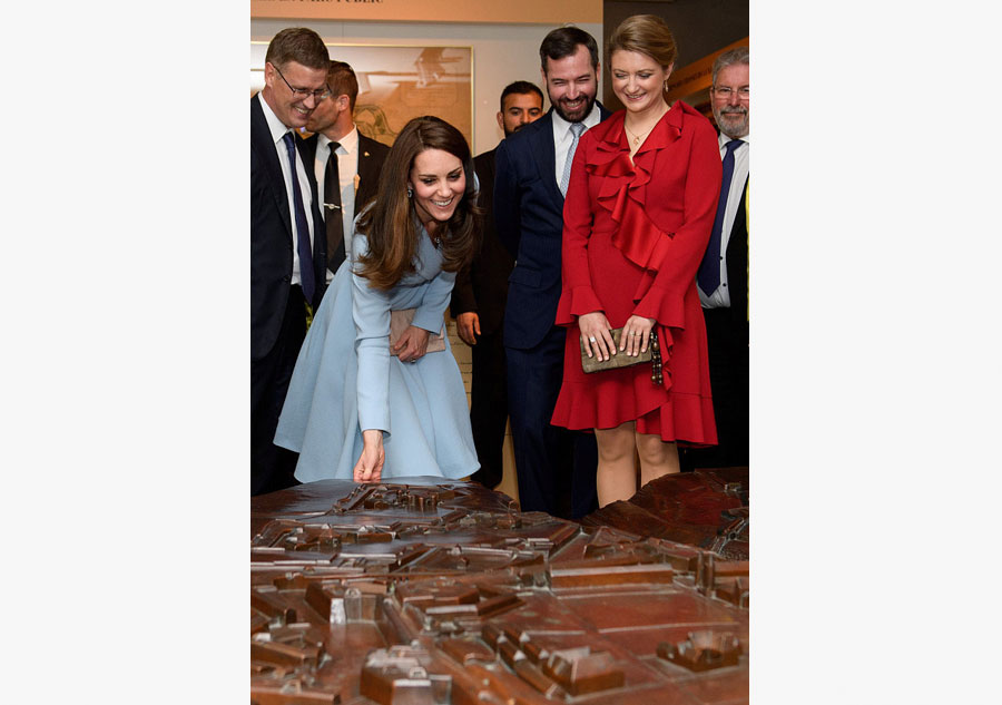 Duchess of Cambridge visits Luxembourg to mark 150 years of treaty