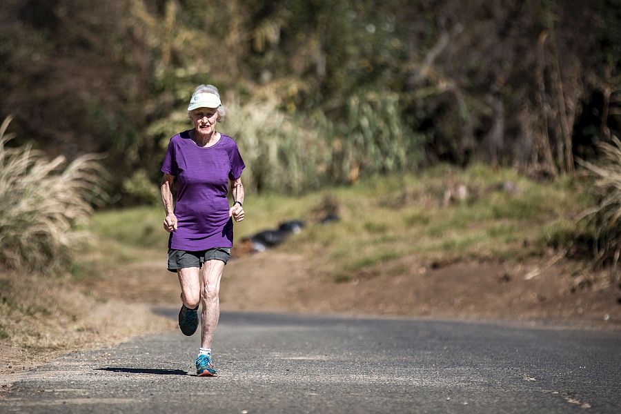 At 85, woman keeps on running - and winning