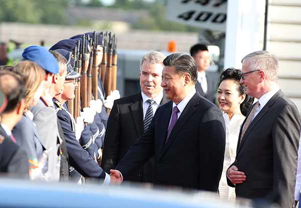 President Xi arrives in Berlin for state visit to Germany